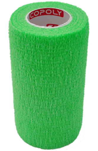 Bild på Självhäftande elastisk bandage 10 cm - Ljusgrön