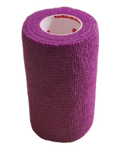 Bild på Självhäftande elastisk bandage 10 cm - Lila