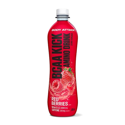 Bild på BCAA KICK Röda bär - 500 ml Body Attack