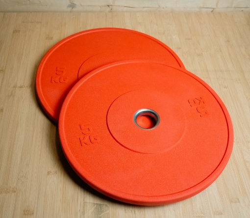 Bild på Set med 2 olympiska skivor 5 kg röd