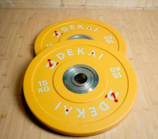 Bild på Set med 2 olympiska skivor 15 kg - DEKAI