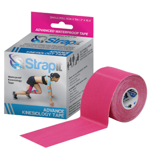 Bild på Kinesiologitejp Advance 5cm x 5m Rosa – Strapit