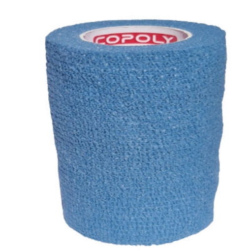 Bild på Självhäftande elastiskt bandage 7,5 cm – Azurblå