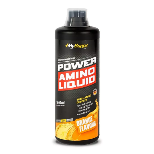 Bild på My Supps Power Amino Liquid – 1L Apelsin – Body Attack