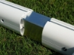 Bild på Fast fotbollsmål i aluminium 7,32 x 2,44 m – P5905
