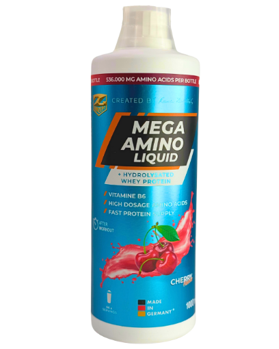 Bild på MEGA AMINO FLYTANDE KÖRSBÄR 500ML Z-KONCEPT