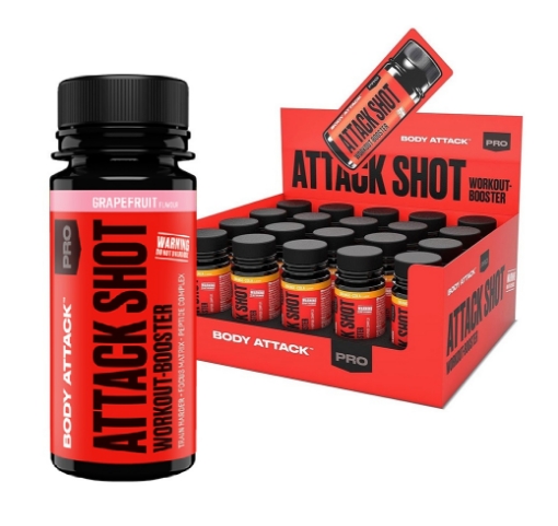 Bild på ATTACK SHOTS 20 x 60 ml - Grapefrukt
