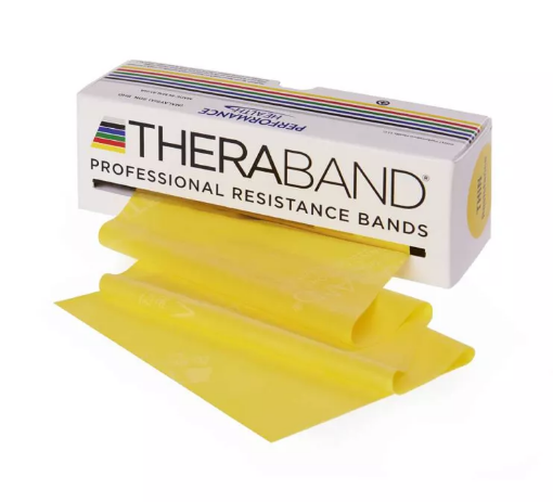 Bild på THERA-BAND® elastisk band Thin 1.3kg - Gul