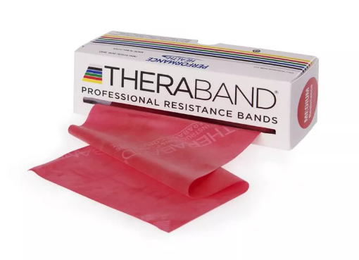 Bild på THERA-BAND® elastisk band Medium - Röd