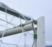 Bild på Flyttbart fotbollsmål i aluminium 4 × 2 m — Ø80 mm inklusive nät — VI 6028