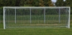 Bild på Flyttbart fotbollsmål i aluminium 6 × 2 m — Ø80 mm inklusive nät — VI 6033