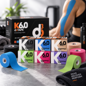 Bild för kategori d3Tape K6.0 – kinesiologitejp 5 cm x 6 m