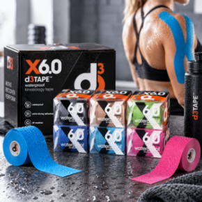 Bild för kategori d3Tape X6.0 Waterproof – kinesiologitejp 5 cm x 6 m
