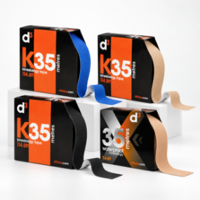 Bild för kategori d3Tape K35 / X35 – kinesiologitejp 5 cm x 35 m